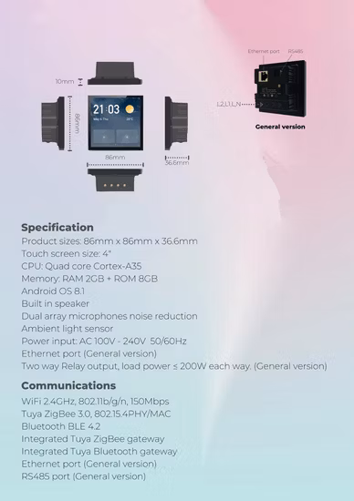 スマートホーム制御のためのホームオートメーションシステム